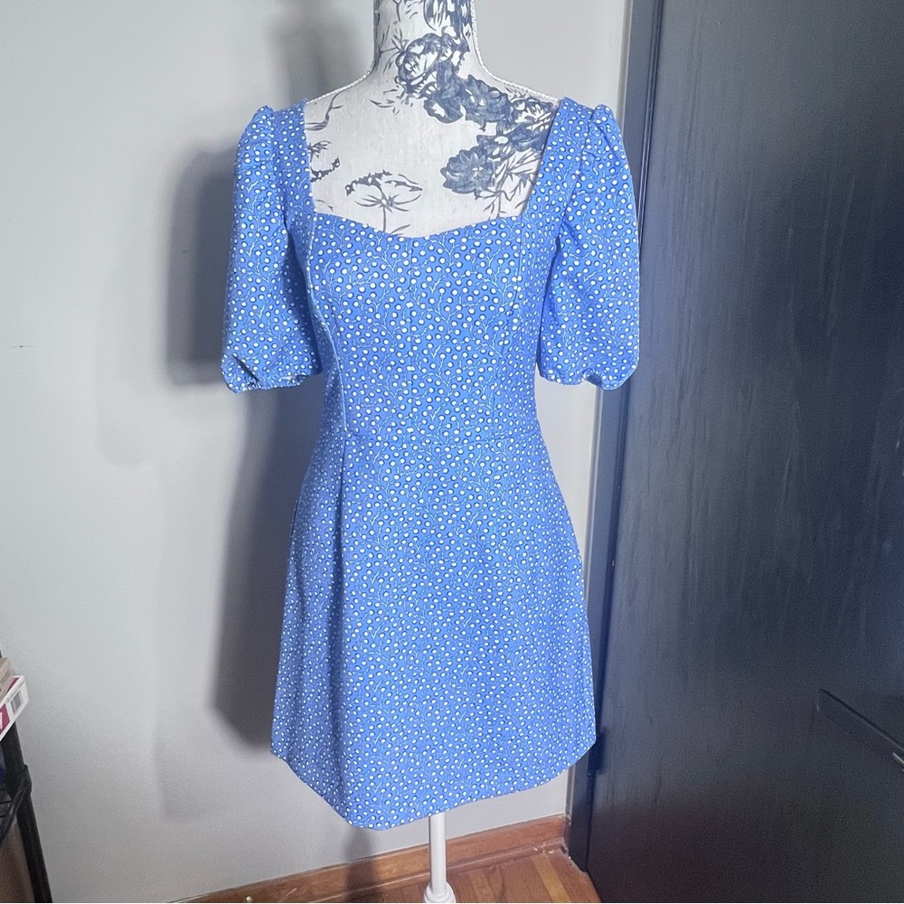French Connection Chalk Blue Dress - 4 NWT